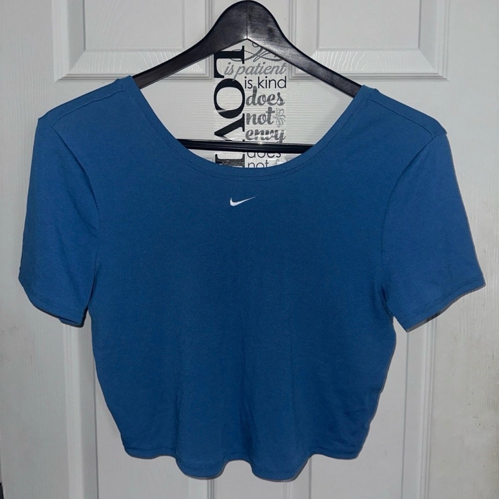 Nike Women's Classic Blue Crop Top
